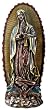 Large Lady of Guadalupe Statue - Cold Cast Resin (H: 16" x L: 7" x W: 5.5" & 4.50 lbs)