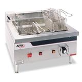 APW Wyott S/S Electric 30 Lb. Countertop Fryer w/Twin Baskets, EF-30NT 101716