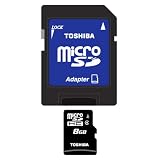 Toshiba 8GB Micro SD Memory Card with Adapter (SD-C08G9TRTC)