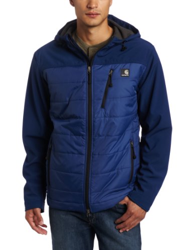 Top Product ! for Carhartt Men's Big-Tall Soft Shell Hybrid Jacket, Dark Cobalt Blue, 3X