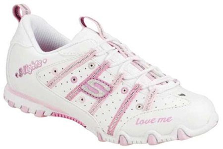 Skechers Girls' S Lights Bikers Saucy