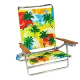 RIO Sand Chair 5 Position Lay Flat Caribbean Sky