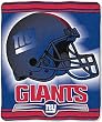 New York Giants 50"X60" Tonal Helmet Style Royal Plush Raschel Throw Blanket - Football Sports Merchandise