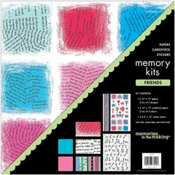 Memories In The Making Memory 12 Inch by 12 Inch Page Kit, Friends