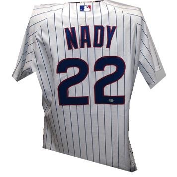 Xavier Nady #22 Chicago Cubs 2010 Opening Day Game Used Home Jersey (LH968088) (48)