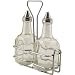 Oil and Vinegar Dispenser Bottle Set with Stand