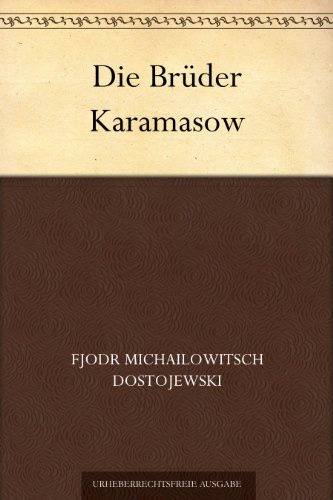 Buch - Cover Die Brüder Karamasow - Fjodr Michailowitsch Dostojewski - 