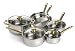 Kitchen & Housewares : Lynns Stainless Steel 10 Piece Cookware Set