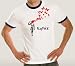 BUTTERFLY SUISIDE ringer weiss/schwarz designer t-shirt