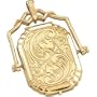 24.50X17.50 Mm 14K Yellow Gold Large Swivel Locket