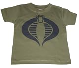 Cobra Commander G.I. Joe 80's Retro Vintage T-Shirts Black Printing (Toddler/Children's/Youth Sizes)
