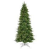 8.5' Pre-Lit Slim Camdon Fir Christmas Tree - Clear Lights
