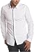 Ben Sherman Men's Sparrowhawk Long Sleeve Woven Shirt,White,Medium