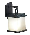 Kenroy Home 70211ORB Plateau Medium One Light Wall Lantern, Oil Rubbed Bronze