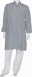 Large Mens Clothes Kurta Pajama Cotton Dress India Fashion Size M (gkp528)
