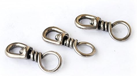 Fishing Barrel Gear Swivel Single line Connector 100-pound (7 Pieces)