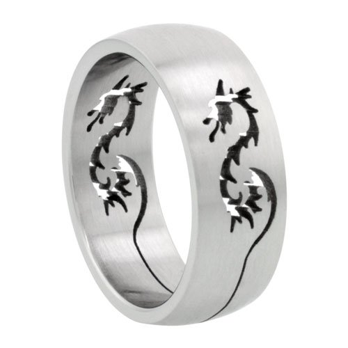 dragon wedding rings