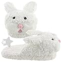 White Bunny Slippers for Women