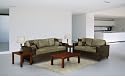 Seattle Moon 7-pcs Living Room Set in Sage Color. *** FREE SHIPPING *** Include Sofa, Loveseat, 3pcs Coffee End Table and 2 Contemporary Lamps MSRP$1299