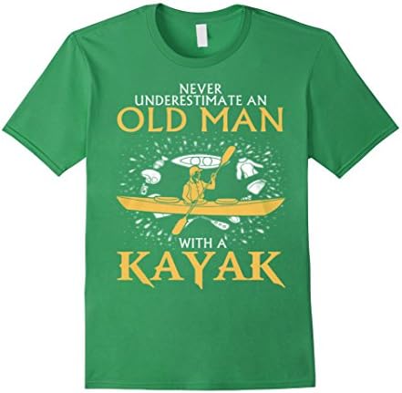 Men's Old Man With A Kayak 2XL Grass