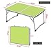 World Pride Portable Folding Notebook Computer PC Laptop Table Bed Tray Book Stand Ourdoor Picnic Table (Green)