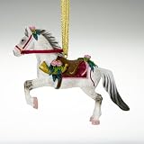 Trail of Painted Ponies from Enesco Victorian Christmas Tin Gift Box Christmas 3.2 IN
