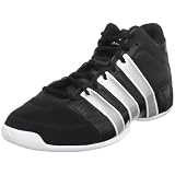 adidas Men's Commander Lite TD Basketball Shoe,Black/Metallic Silver/Running White,11 M US