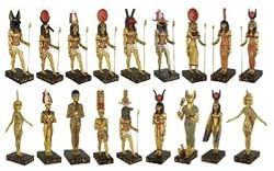Pantheon Egyptian Gods Set of 18 - Large