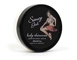Saucy Girl New Body Shimmer Moisturizing Cream with Retro Bombshell, 8.5 Ounces
