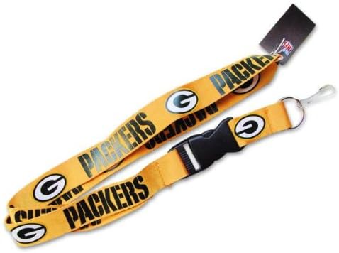 Green Bay Packers Clip Lanyard - Yellow