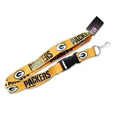 Green Bay Packers Clip Lanyard - Yellow