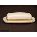 Centurion Collection Pure Gold #9414 Butter Dish Cov'D 1 4 Lb. by CENTURION COLLECTION