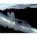 FA-18 Hornet (Firing Missile) Art Poster Print - 16x20