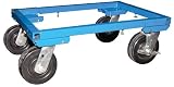 Vestil ATD-1622-6 Adjustable Tote Dolly w/ 6 Casters