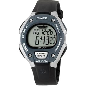 Timex - T5K312 SU Ironman 30 LAP - Quartz digitale - Montre Homme- Bracelet en r�sine noire