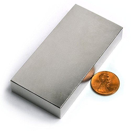 CMS MagneticsÂ® Super Strong Neodymium Magnet 3x1 1/2x1/2" Permanent Neodymium Magnet CMS MagneticsÂ® One Count