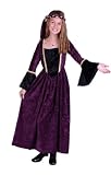 Child's Renaissance Girl Purple Dress Costume Size Small (4-6)