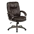 Executive Glove Soft Leather Chair In Black Finish By Office Star