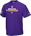 Reebok Minnesota Vikings Prime Short Sleeve Sideline T-Shirt