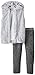 Beautees Little Girls' Hoody Fur Vest Leg Set