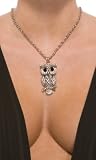 Forplay Rhinestone Owl Necklace by Forplay