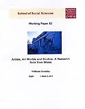 Artists, art worlds and studios : a research note from Wales