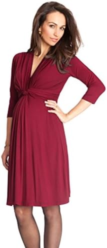 DEAYOKA Nursing Knot Front Maternity Dress, Wear Before/During/After Pregnancy