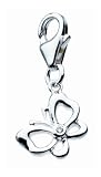 Dew Sterling Silver Butterfly Diamond Charm 78061DI003