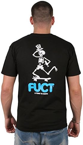 Fuct Black XL Skating Dead Skateboard T-Shirt Fashion Short Sleeve Cotton Tee