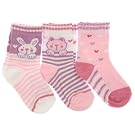 Baby Girls Cotton Rich Casual Socks (Pack of 3)