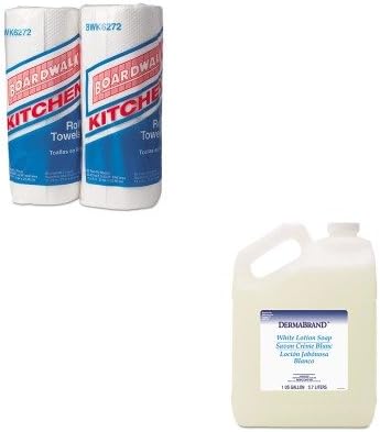 KITBWK420CTBWK6272 - Value Kit - Dermabrand Mild Cleansing Lotion Soap (BWK420CT) and Boardwalk 6272 Two-Ply Household Roll Paper Towel (BWK6272)