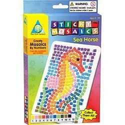 SEA HORSE STICKY MOSAICS by The Orb Factory [Toy]