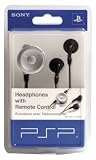 PSP Headphone with Remote Control Black
