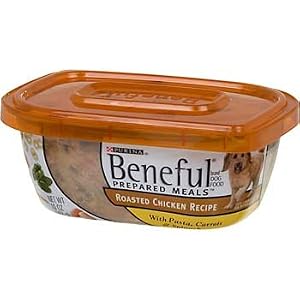 Beneful Prepared Meals Roasted Chicken Recipe Dog Food, Case of 8